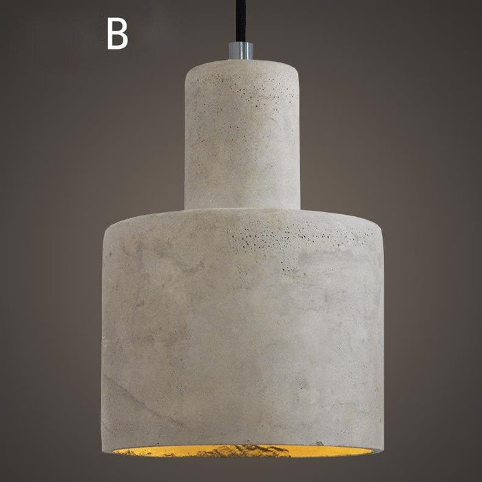 Concrete Oslo Minimalist Pendant Light.