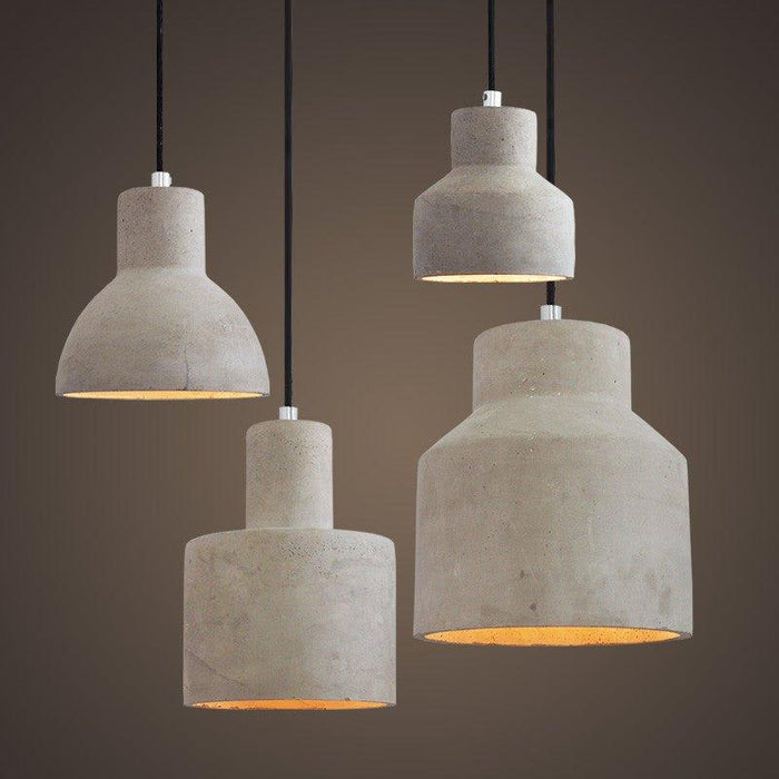 Concrete Oslo Minimalist Pendant Light.