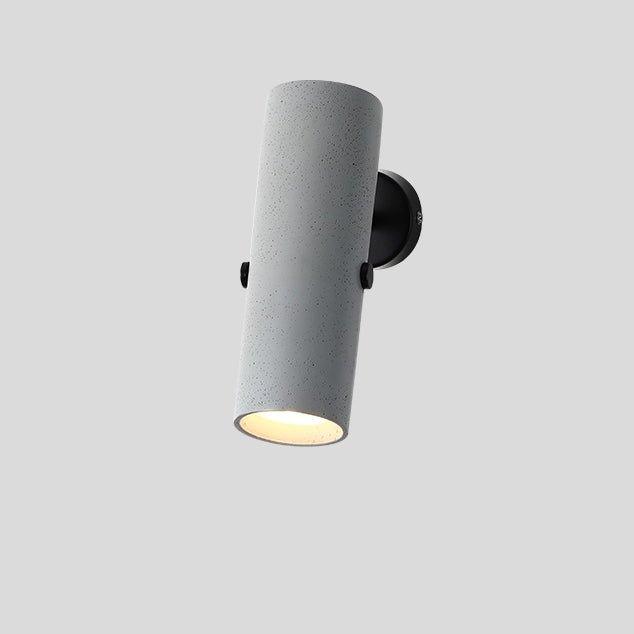 Concrete Pipe Minimalist Line Wall Light.