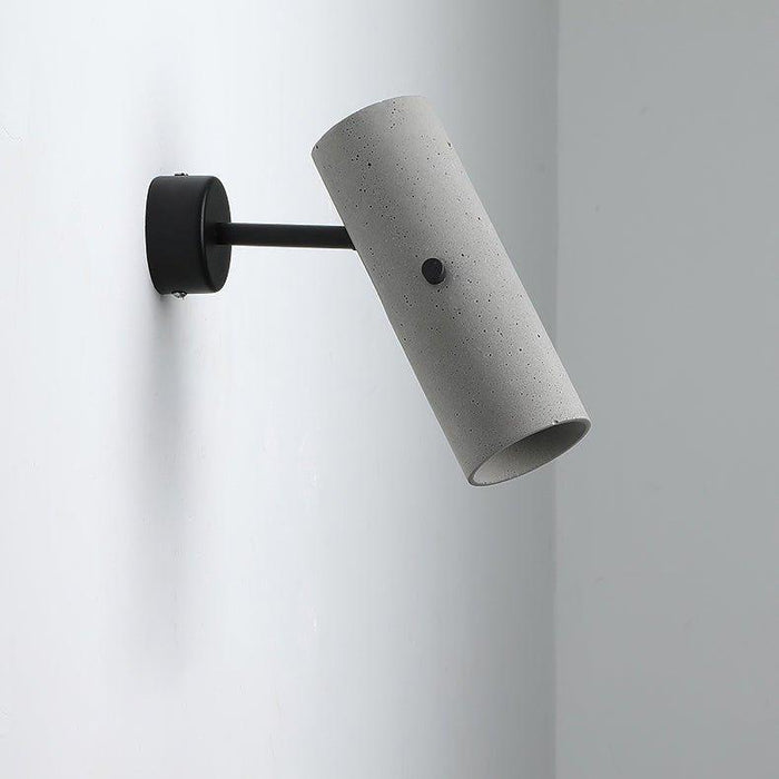 Concrete Pipe Minimalist Line Wall Light.