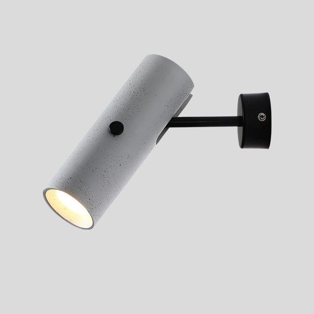 Concrete Pipe Minimalist Line Wall Light.