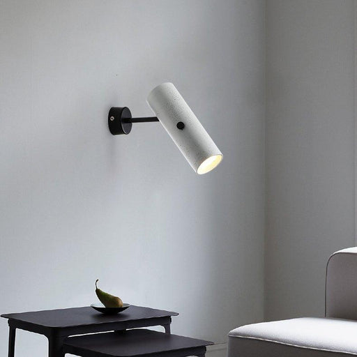 Concrete Pipe Minimalist Line Wall Light.