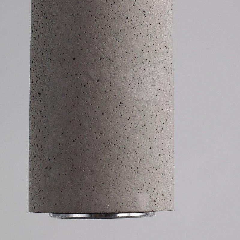 Concrete Pipe Pendant Light-DWHOME