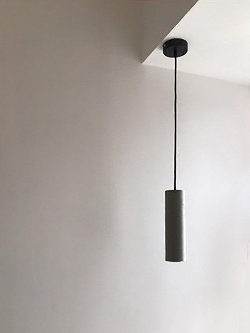 Concrete Pipe Pendant Light-DWHOME