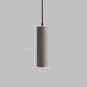 Concrete Pipe Pendant Light-DWHOME