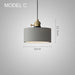 Concrete Vasa Minimalist Pendant Light - DWHOME