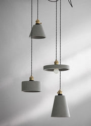 Concrete Vasa Minimalist Pendant Light-DWHOME