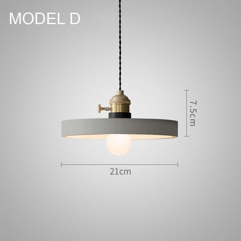 Concrete Vasa Minimalist Pendant Light-DWHOME