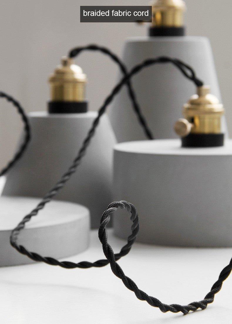 Concrete Vasa Minimalist Pendant Light-DWHOME