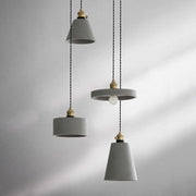 Concrete Vasa Minimalist Pendant Light-DWHOME