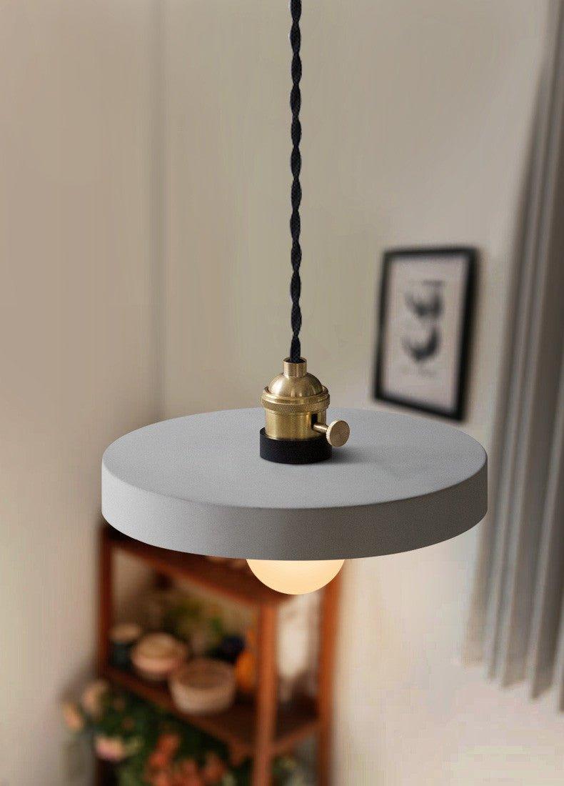 Concrete Vasa Minimalist Pendant Light-DWHOME