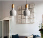 Concrete Wooden Stockholm Minimalist Pendant Light - DWHOME