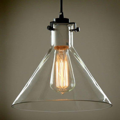 Cone Glass Lamp Shade Pendant Light - DWHOME