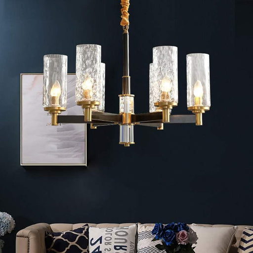 Copper Candles Chandelier.