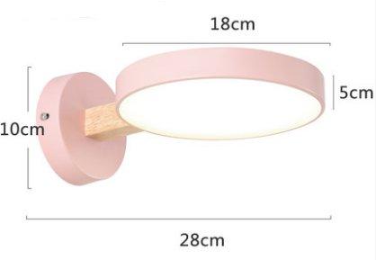 Cornelia Scandinavian Slim Round Shaped Wall Lamp.