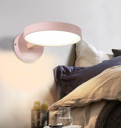 Cornelia Scandinavian Slim Round Shaped Wall Lamp.