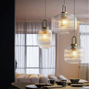 Covent Glass Shade With Brass Fitting Art Deco Pendant Light-DWHOME