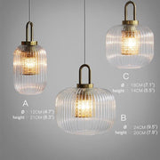 Covent Glass Shade With Brass Fitting Art Deco Pendant Light-DWHOME