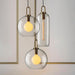 Yayoi Glass Globe Brass Fitting Pendant Light.