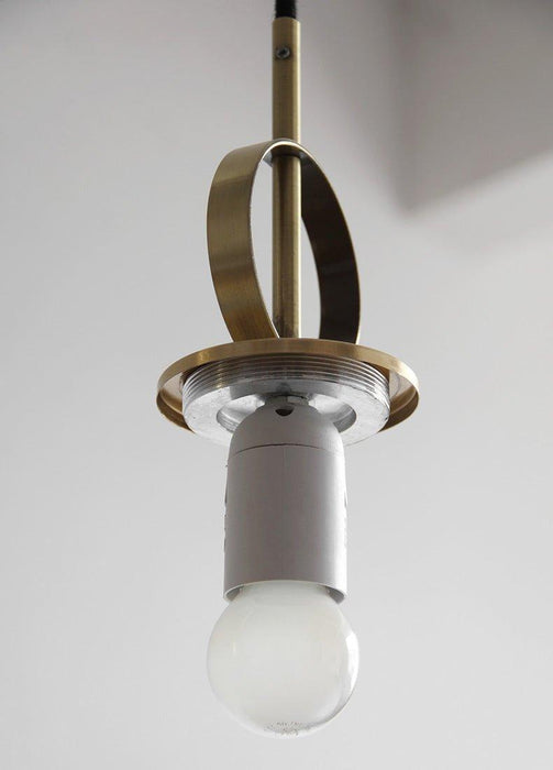 Cradle Brass mid century pulley pendant light - DWHOME