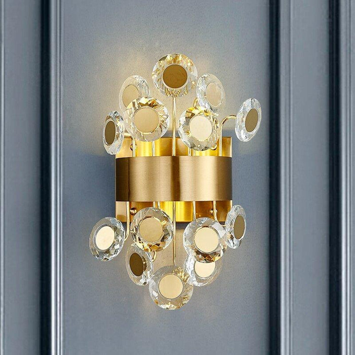 Crystal Flower Garden Wall Light - DWHOME