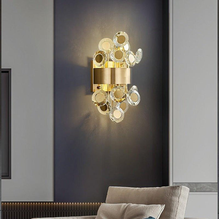 Crystal Flower Garden Wall Light - DWHOME