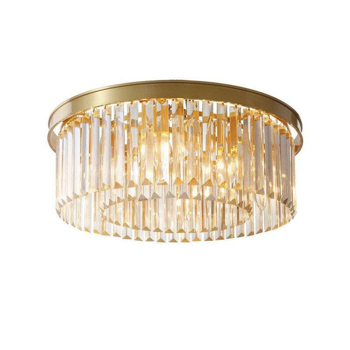 Crystal Golden Circle Chandelier.