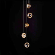 Crystal Golden Irides Chandelier-DWHOME