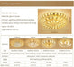 Crystal Golden Lily Luxury Chandelier - DWHOME