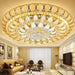 Crystal Golden Lily Luxury Chandelier - DWHOME