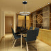 Crystal LED Stainless Steel Chandelier.