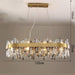 Crystal Luxury Amber Gold Chandelier - DWHOME