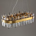 Crystal Luxury Amber Gold Chandelier - DWHOME