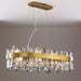 Crystal Luxury Amber Gold Chandelier - DWHOME