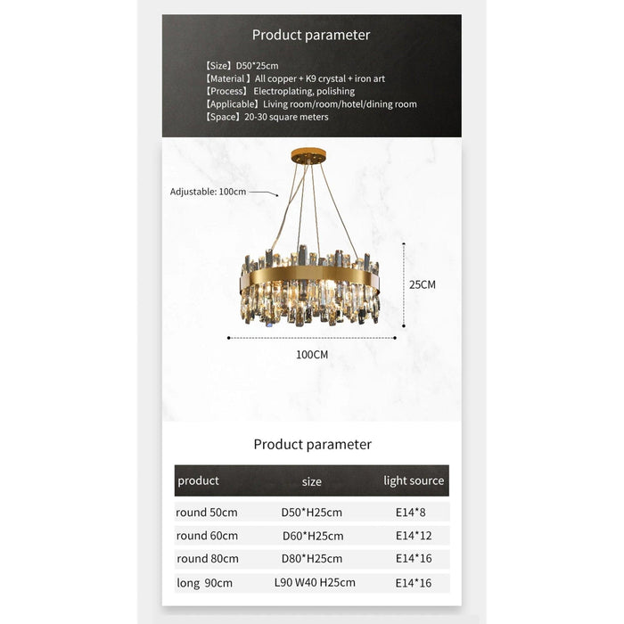 Crystal Luxury Archipelago Chandelier.