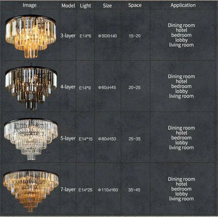 Crystal Luxury Babylon Chandelier.