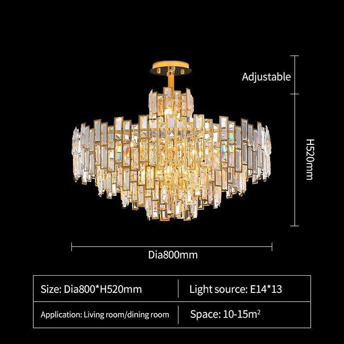 Crystal Luxury Contemporary Chandelier.