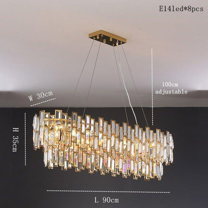 Crystal Luxury Contemporary Chandelier.