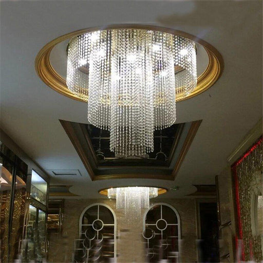 Crystal Luxury Crepuscular Chandelier.