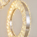 Crystal Luxury Crystalline Rings Chandelier.