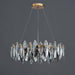 Crystal Luxury Dark Metal Chandelier.