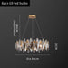 Crystal Luxury Dark Metal Chandelier.