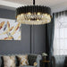 Crystal Luxury Dark Sky Chandelier.