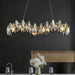 Crystal Luxury Dark Wave Chandelier.