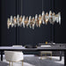 Crystal Luxury Dark Wave Chandelier.