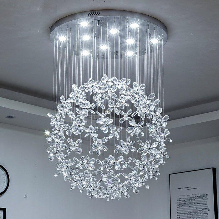 Crystal Luxury Flower Garden Chandelier - DWHOME