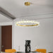 Crystal Luxury Flowery Halo Chandelier.