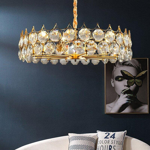 Crystal Luxury Golden Branch Chandelier.