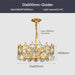 Crystal Luxury Golden Branch Chandelier.