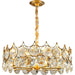 Crystal Luxury Golden Branch Chandelier.